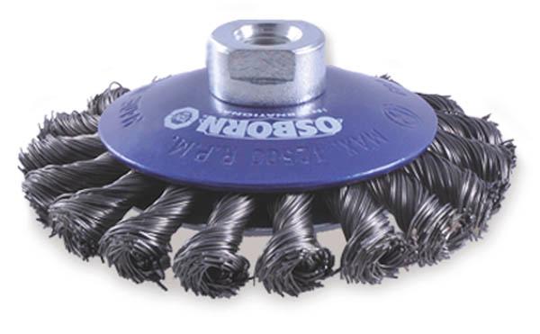 OSBORN Lautasharja palmikoitu 115mm M14 0,5mm - Katkaisu & hiomalaikat, teräsharjat - 127667 - 1