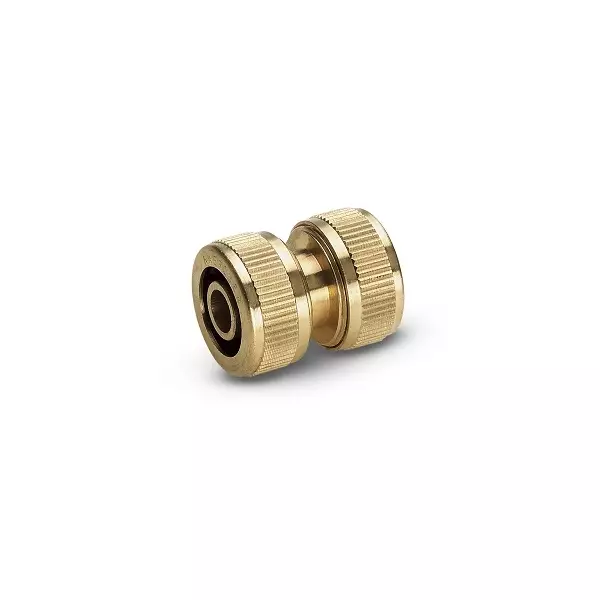 KÄRCHER Messinkiliitin, 3/4" Aqua Stop -sulkijalla - Kärcher painepesuritarvikkeet - 127927 - 1