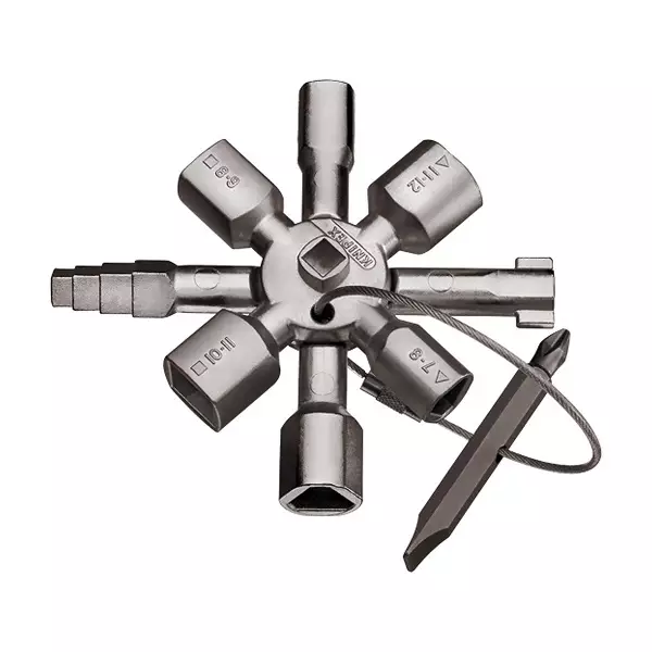 KNIPEX Sähkökaappiavain TwinKey - Muut käsityökalut - 110137 - 1