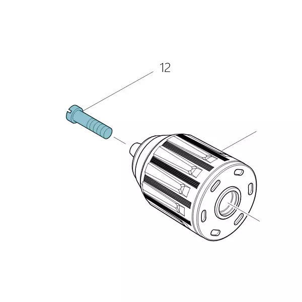 MAKITA 251468-5 Istukan kiinnitysruuvi M6x22 - Makita varaosat - 136907 - 1
