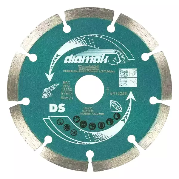 MAKITA D-61139 DIAMAK Timanttikatkaisulaikka 125x22,23mm - Poistotuotteet - 138597 - 1