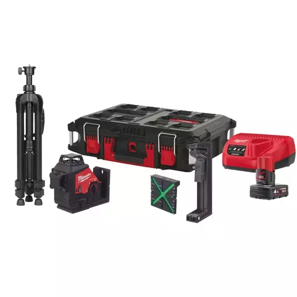 MILWAUKEE M12 3PLSKIT-401P Akkuristilinjalaser - Akkumittalaitteet - 137487 - 1