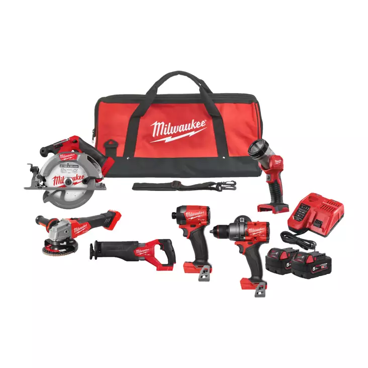 MILWAUKEE M18 FPP6G3-502B Akkukonesarja - Akkukonesarjat - 136627 - 1
