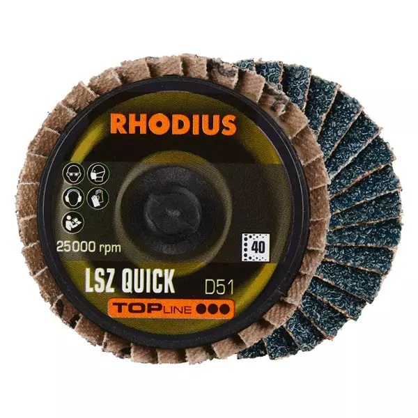 RHODIUS LSZ Quick Roloc-Lamellilaikka Zirkon - ROLOC Pikalaikat - 138997 - 1
