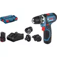 BOSCH GSR 12V-15FC Akkuruuvinväänin+ 4xACC - Bosch kampanja - 124988 - 1