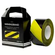 ETAB Varoitusnauha kelt/musta 75mm x500m - Muut suojaimet - 127048 - 1