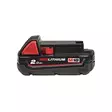 MILWAUKEE M18 B2 REDLITHIUM Akku 2,0Ah - Työkaluakut ja latauslaitteet - 117928 - 2