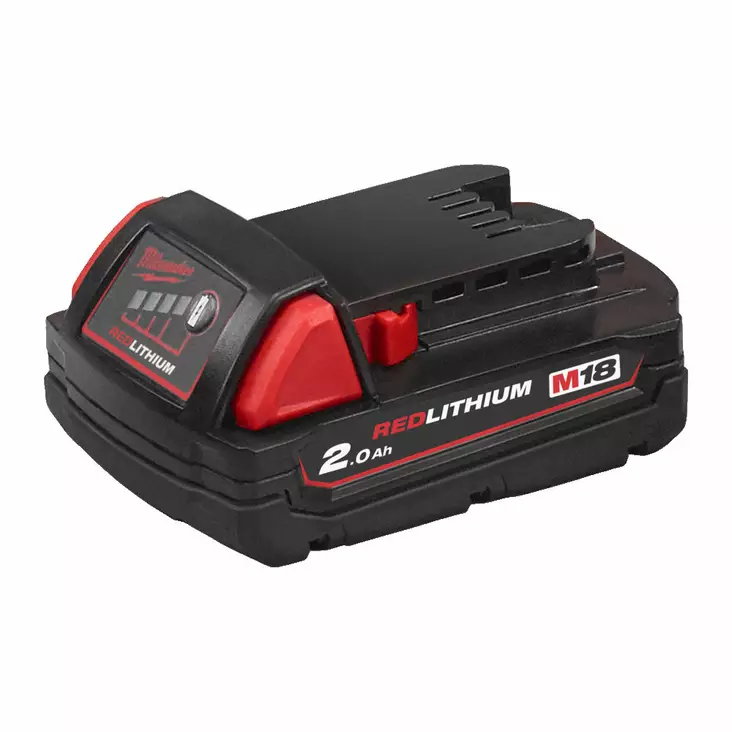MILWAUKEE M18 B2 REDLITHIUM Akku 2,0Ah - Työkaluakut ja latauslaitteet - 117928 - 1