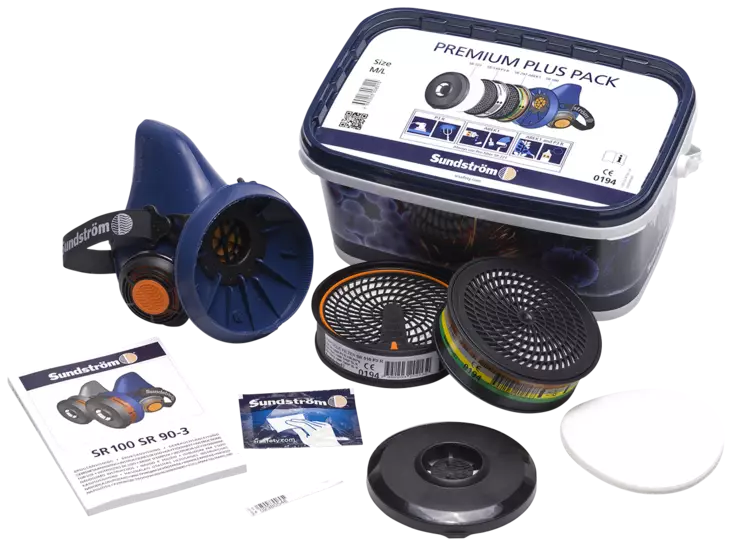 SUNDSTRÖM Puolinaamari SR 100 M/L Premium Plus Pack - Puolimaskit - 102858 - 1