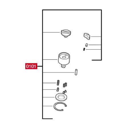 Anvil, M12FHIR-1/4 - Milwaukee varaosat - 136068 - 1