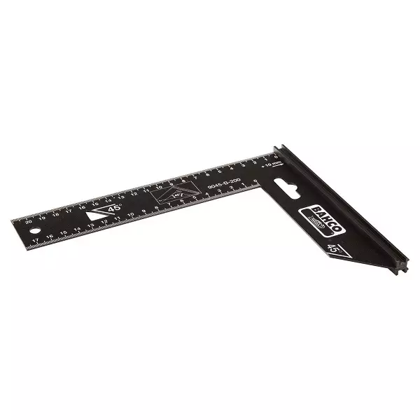 BAHCO Tarkkuussuorakulma 200 mm - Suorakulmat ja kulmamitat - 126678 - 1