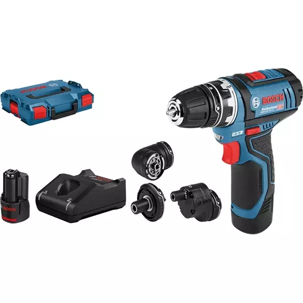 BOSCH GSR 12V-15FC Akkuruuvinväänin+ 4xACC - Bosch kampanja - 124988 - 1