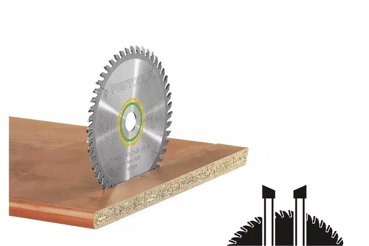 FESTOOL Hienohammassahanterä 260x2,5x30 W80 - Pyörösahanterät - 117068 - 1