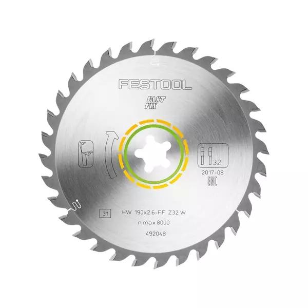 FESTOOL Yleissahanterä 190x2,6 FF W32 - Poistotuotteet - 117058 - 1