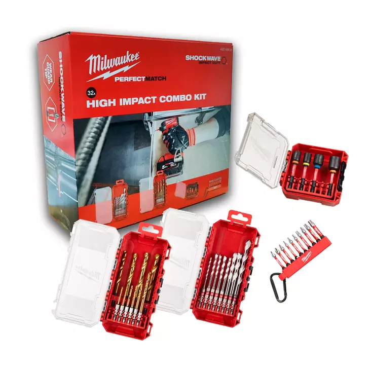 MILWAUKEE Iskuporaus COMBOKIT - Milwaukee Tarvikkeet - 137208 - 1