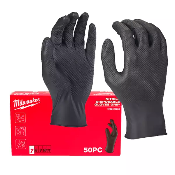 MILWAUKEE Kertakäyttöiset nitriilikäsineet - Kertakäyttökäsineet - 134678 - 1
