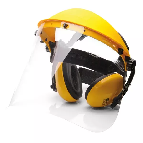 PORTWEST PW90 Suojavisiiri kuulonsuojaimilla, PPE - Kasvonsuojaimet - 125538 - 1