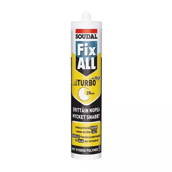 SOUDAL Fix All Turbo liima-/tiivistemassa - Liimatiivistemassat - 109288 - 1