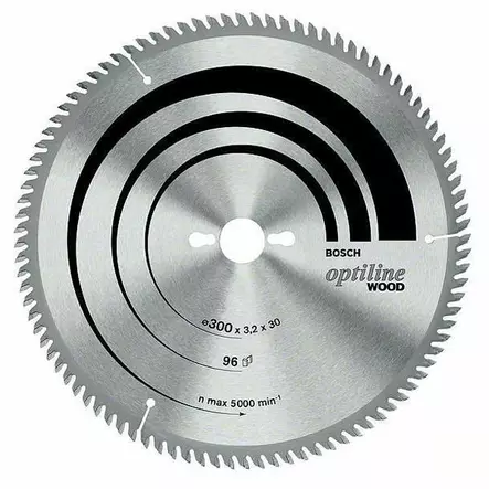 BOSCH Pyörösahanterä 250x3,2x30mm Z40 OP +10° - Pyörösahanterät - 125089 - 1