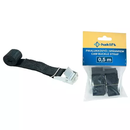 HAKLIFT Pikasidontavyö 0.5m musta 2 kpl/pkt - Kuormansidonta - 128149 - 1