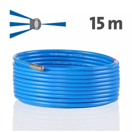 KRÄNZLE Viemärinavausletku etusuuttimella 15m - Kränzle painepesuritarvikkeet - 129779 - 1