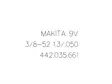 MAKITA 191G24-0 Laippa 14" 35 cm 3/8" -52 1,3 mm - Laipat ja teräsuojat - 107769 - 2