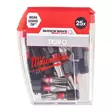 MILWAUKEE Ruuvauskärki SHW TX20 x 25mm, 25kpl/pkt - Ruuvauskärjet - 134819 - 1