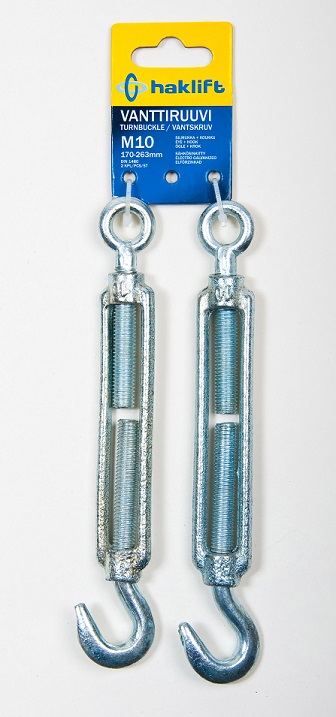 HAKLIFT Vanttiruuvi M10 - Sakkelit, koukut ja renkaat - 128169 - 1