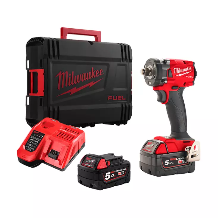 MILWAUKEE M18 FIW2F12-502X Akkumutterinväännin - Akkumutterinvääntimet - 117619 - 1