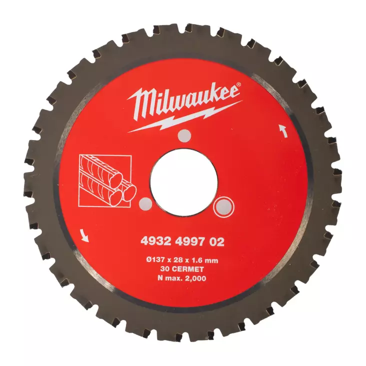 MILWAUKEE Harjateräsleikkurin terä M137X28X1,6 30 - Pyörösahanterät - 138329 - 1