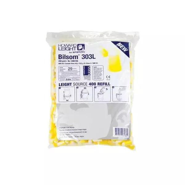 HOWARD LEIGHT Bilsom 303 L Täyttöpakkaus 200pr - Muut kuulosuojaimet - 125279 - 1