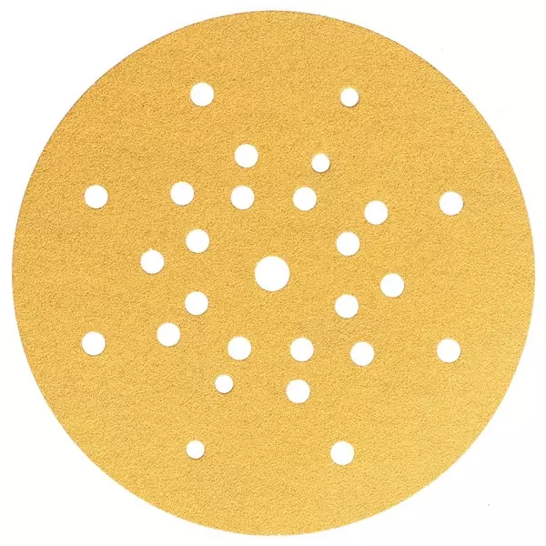 MIRKA Gold Hiomapaperi P60 Ø225mm, tarra 27 R - Koneiden tarvikkeet - 136519 - 1
